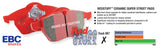 EBC 13-15 Acura ILX 1.5 Hybrid Redstuff Front Brake Pads