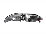 ANZO 1994-1998 Ford Mustang Crystal Headlights Chrome