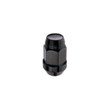 McGard Hex Lug Nut (Cone Seat Bulge Style) M14X1.5 / 22mm Hex / 1.635in. Length (4-Pack) - Black