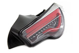 OLM VL Style Sequential Carbon Fiber Look Tail Light Red / Clear Lens